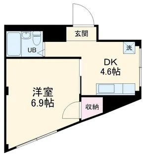 トラストホーム勝田台【2階】の間取り