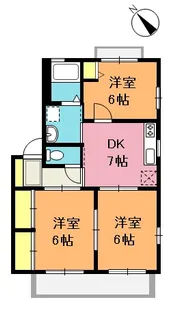 グランチェリー【2階】の間取り
