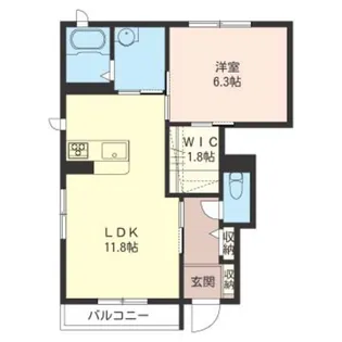 ラフィナート【1階】の間取り