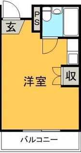 中島田ドミトリー【1階】の間取り