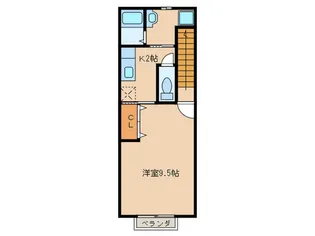 エミネンス南里I【2階】の間取り