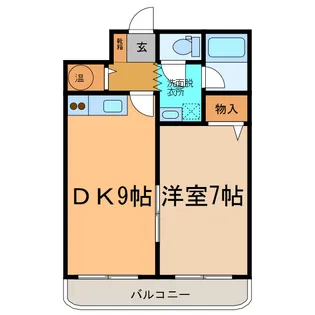 コーポYSD【3階】の間取り
