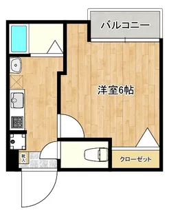 リルシア王子【2階】の間取り