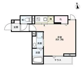 Croix Rousse Deux(クロワルースドゥー)【1階】の間取り