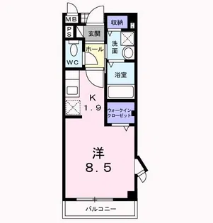 パークストリート1【2階】の間取り