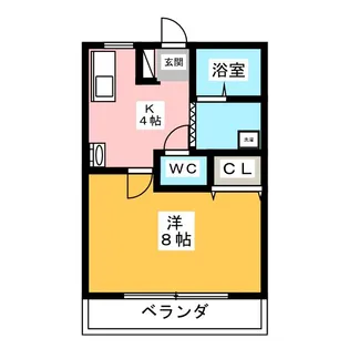 ハウスセラフィム【4階】の間取り