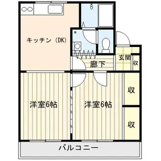 大原マンション【2階】の間取り