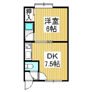 バルセロナハウス【2階】の間取り