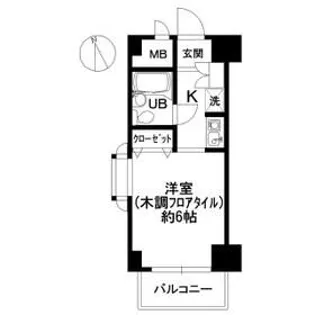 日神パレステージ目白【9階】の間取り