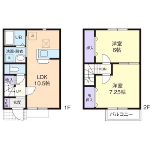 Casa Kouda B【2階】の間取り