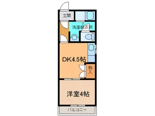 サンシャイン223【4階】の間取り