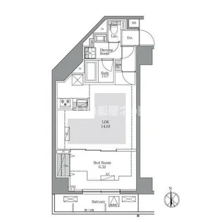 ラグゼナ八王子南町【5階】の間取り