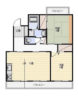 パールマンションITO【1階】の間取り