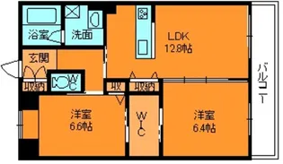 グレースヴィレ【3階】の間取り