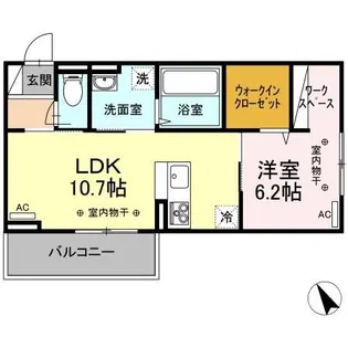 Marigold【3階】の間取り