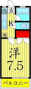 ニューライフ越塚【2階】の間取り