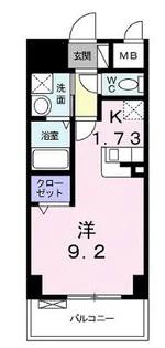 イル マーレ【4階】の間取り
