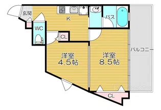 BLDK THEATER【9階】の間取り