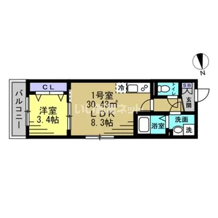 カイ・コート【1階】の間取り