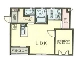 ポプラ倶楽部23【2階】の間取り