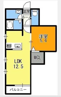 KLEIS前橋本町【2階】の間取り