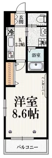 クレスト峯【3階】の間取り