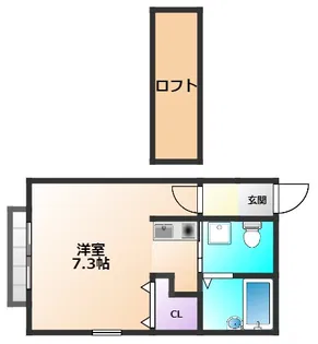 アメリカンリバティー久米川III【1階】の間取り