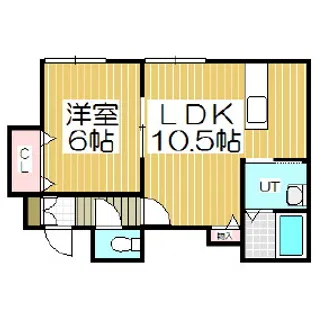 PROVIDENCE【1階】の間取り