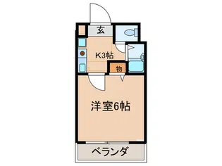 カーサアヴェハ【3階】の間取り