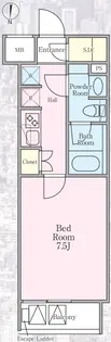 HY s住吉【7階】の間取り