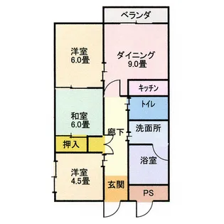 ルパーレマンション【5階】の間取り