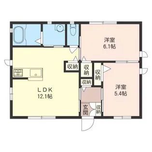 栃木県栃木市大平町新【一戸建】の間取り