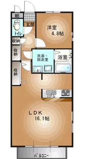 S-designビル【4階】の間取り
