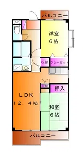 MSコーポ【2階】の間取り