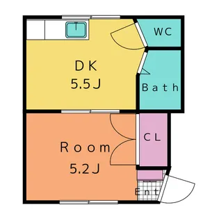 加藤アパート【1階】の間取り