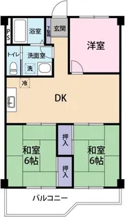 ベルグランド白亜【4階】の間取り