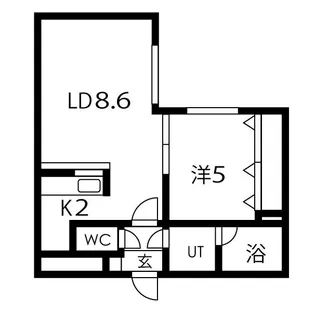 アローハウス【2階】の間取り
