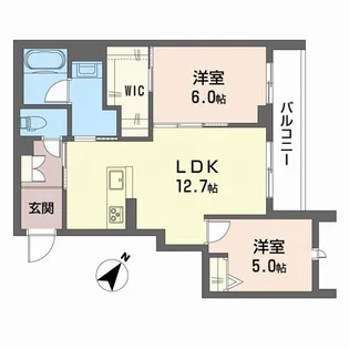 積水ハウスシャーメゾン リノ 203号室【2階】の間取り