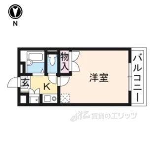 レオパレス関屋【3階】の間取り