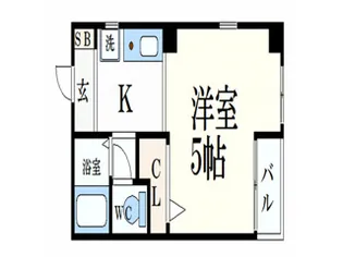 良友ハイツ【3階】の間取り