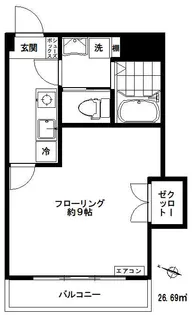 西武PSビル【7階】の間取り