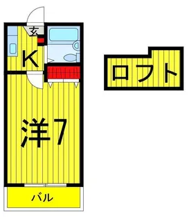 矢崎ハイツ【1階】の間取り