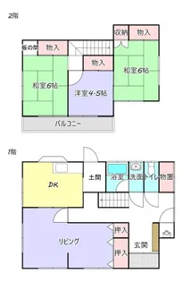 茨城県稲敷郡阿見町大字実穀【一戸建】の間取り