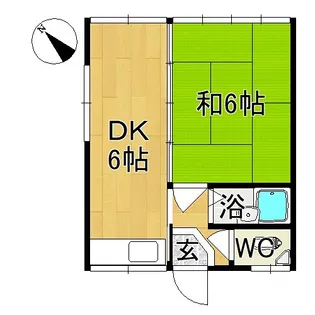 宮崎アパート【2階】の間取り