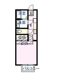 ディオール壱番館【1階】の間取り