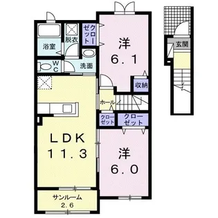アイステージ【2階】の間取り