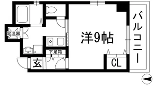 アスティオン城南【4階】の間取り