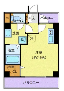 プレール・ドゥーク横浜反町【3階】の間取り
