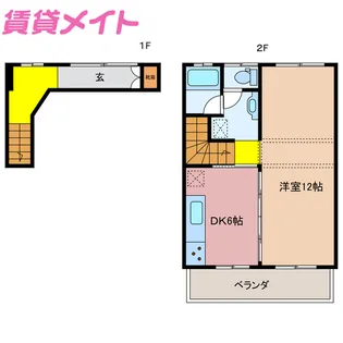 笹川3丁目R-AP【2階】の間取り