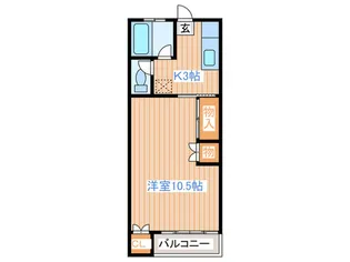 出花レジデンス郷家A棟【2階】の間取り